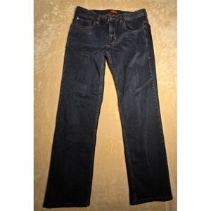 Tommy‎ Bahama Mens Dark Wash Straight Leg Jeans 32x30 Blue Cotton Tencel Blend